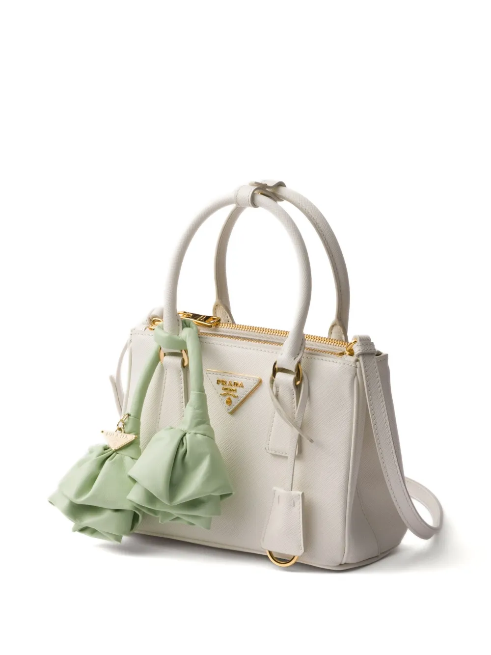Prada Galleria Saffiano tas Wit