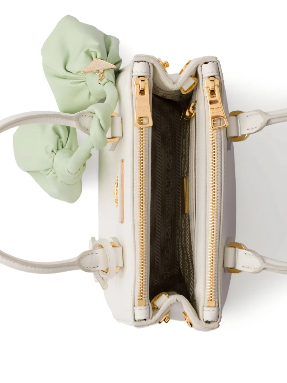 Prada Galleria Saffiano tas Wit