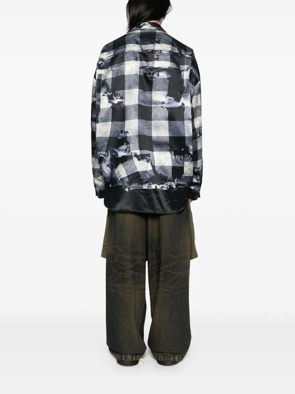 Maison MIHARA YASUHIRO Overhemd met print Wit