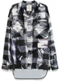 Maison MIHARA YASUHIRO all-over graphic print shirt - White