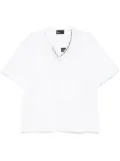 Kolor contrasting collar t-shirt - White