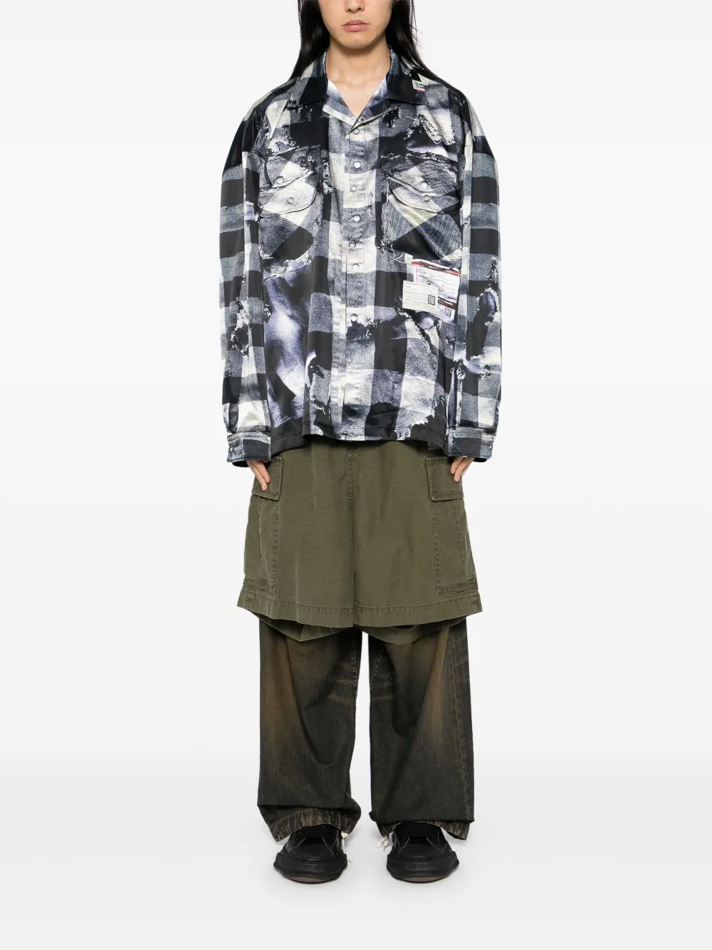 Maison MIHARA YASUHIRO Cargo broek - Groen