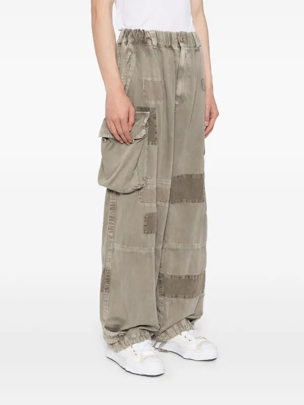Maison MIHARA YASUHIRO Repair Cargo Trousers | Neutrals Maison MIHARA YASUHIRO Repair Cargo Trousers | Neutrals