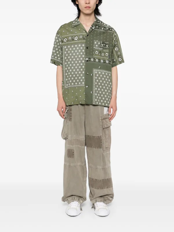 Maison MIHARA YASUHIRO Repair Cargo Trousers | Neutrals