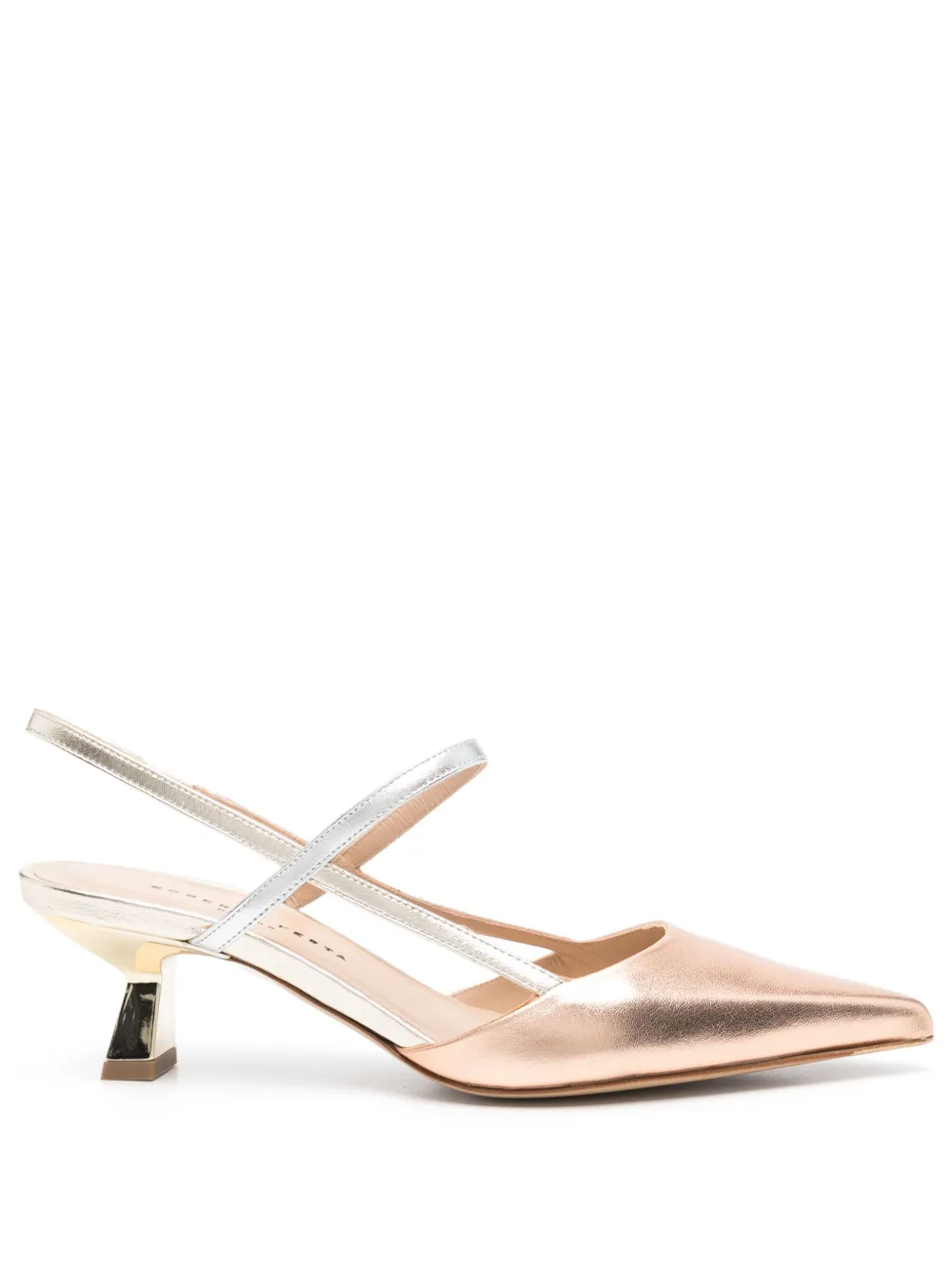 Roberto Festa 50 mm Amai slingback pumps Goud