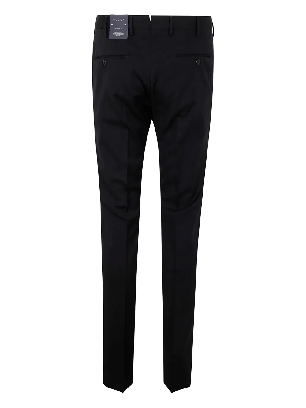 Incotex logo-patch trousers - Blauw