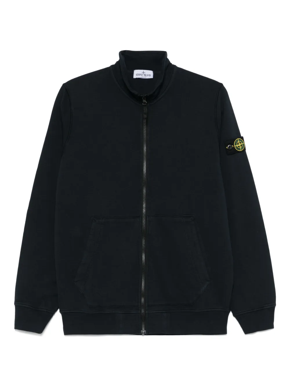 Stone Island Junior Sweater met Compass-logopatch Blauw