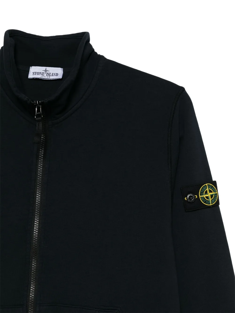 Stone Island Junior Sweater met Compass-logopatch Blauw