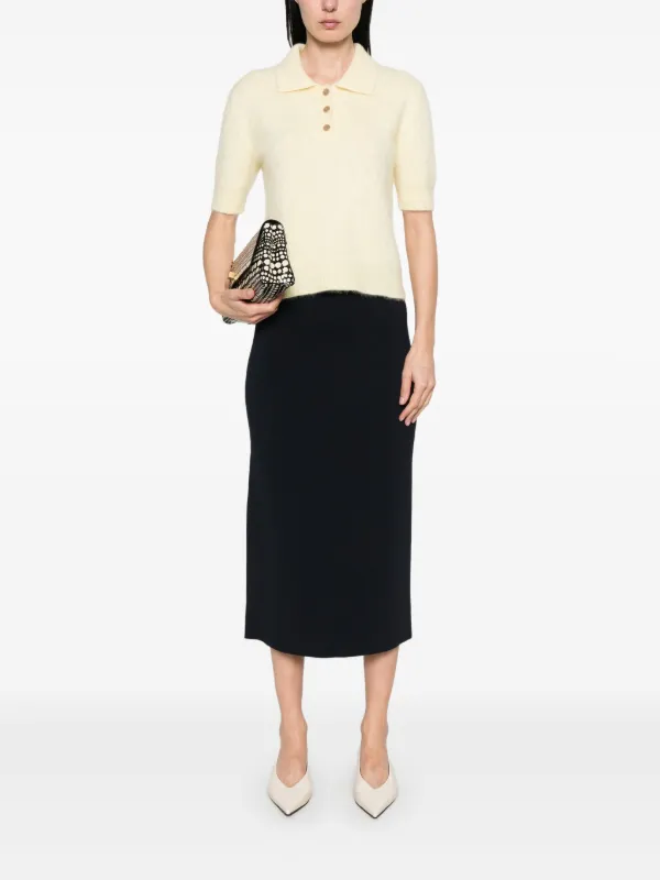 スカート PAROSH Women Mid Skirts D621136CO 046 BLUE P.A.R.O.S.H. Sweet Midi Skirt | Blue | FARFETCH