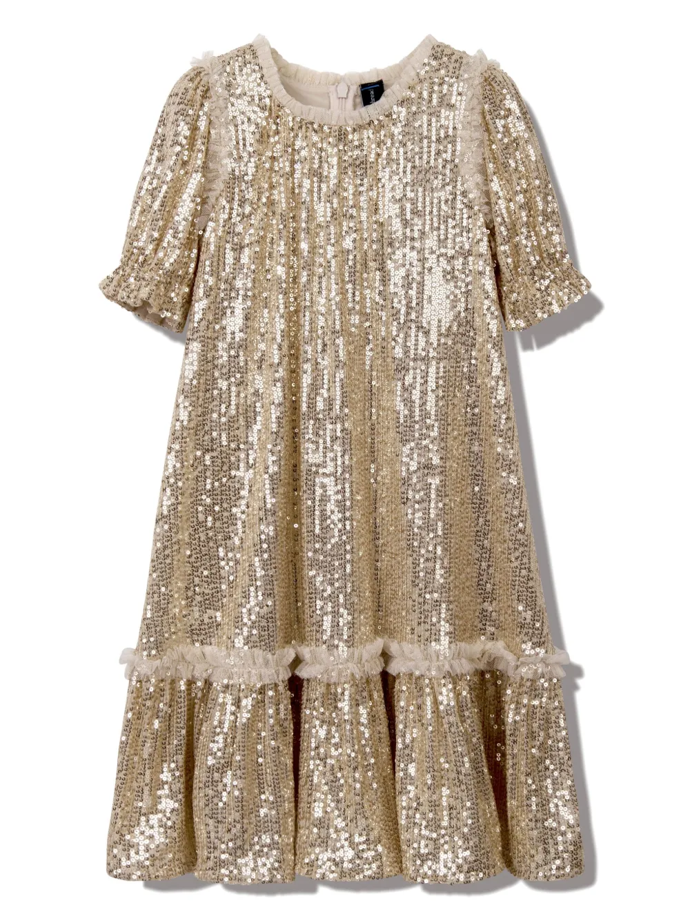 Needle & Thread Sequin Dress In Neutrals