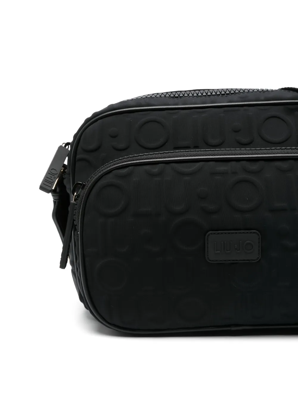 LIU JO Crossbodytas met logo-reliëf Zwart