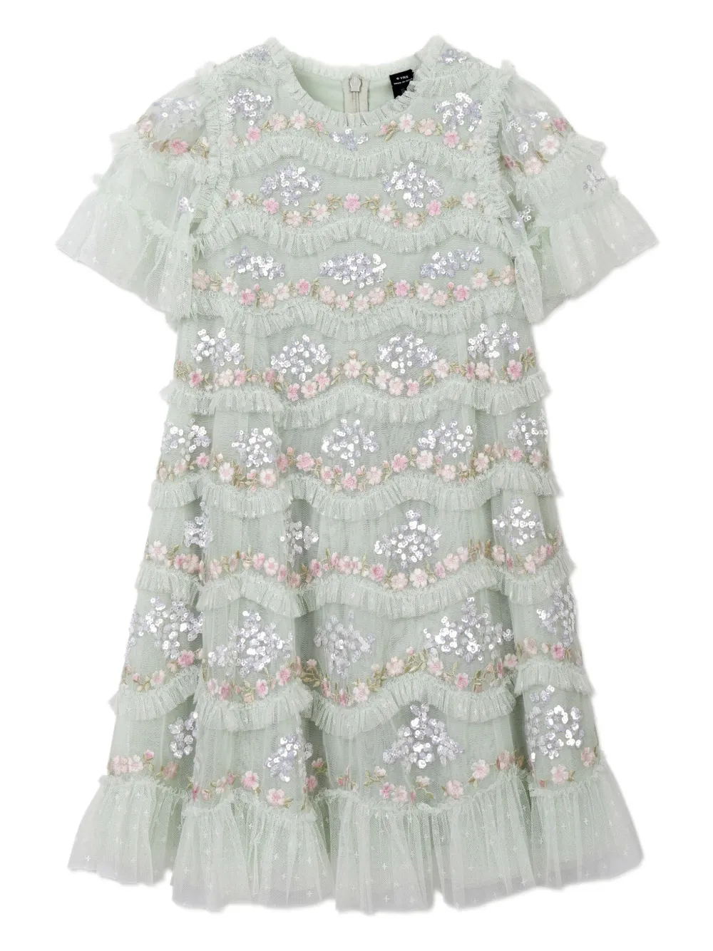 NEEDLE & THREAD KIDS スパンコールトリム ワンピース - ブルー NEEDLE & THREAD KIDS スパンコールトリム ワンピース - ブルー