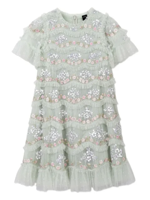NEEDLE & THREAD KIDS sequin-embellished dress