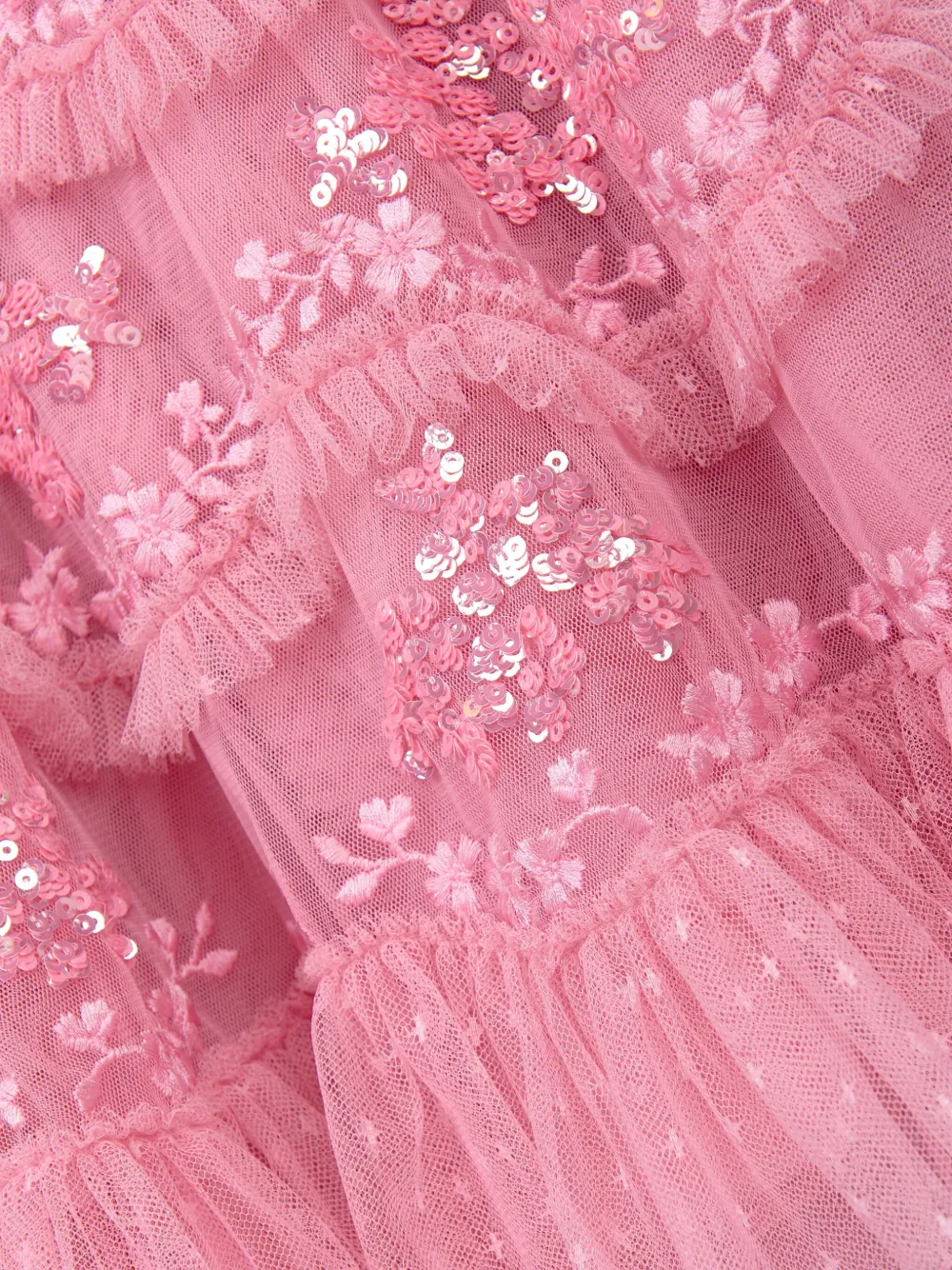 NEEDLE & THREAD KIDS Abito Daisy con motivo ondulato | Abbigliamento bambina | Image 4