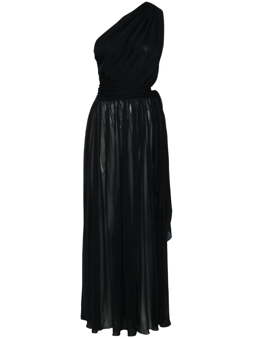 draped maxi dress