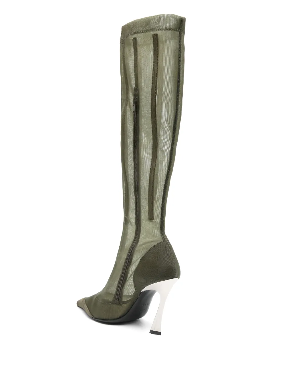 Mugler Fang laarzen Groen