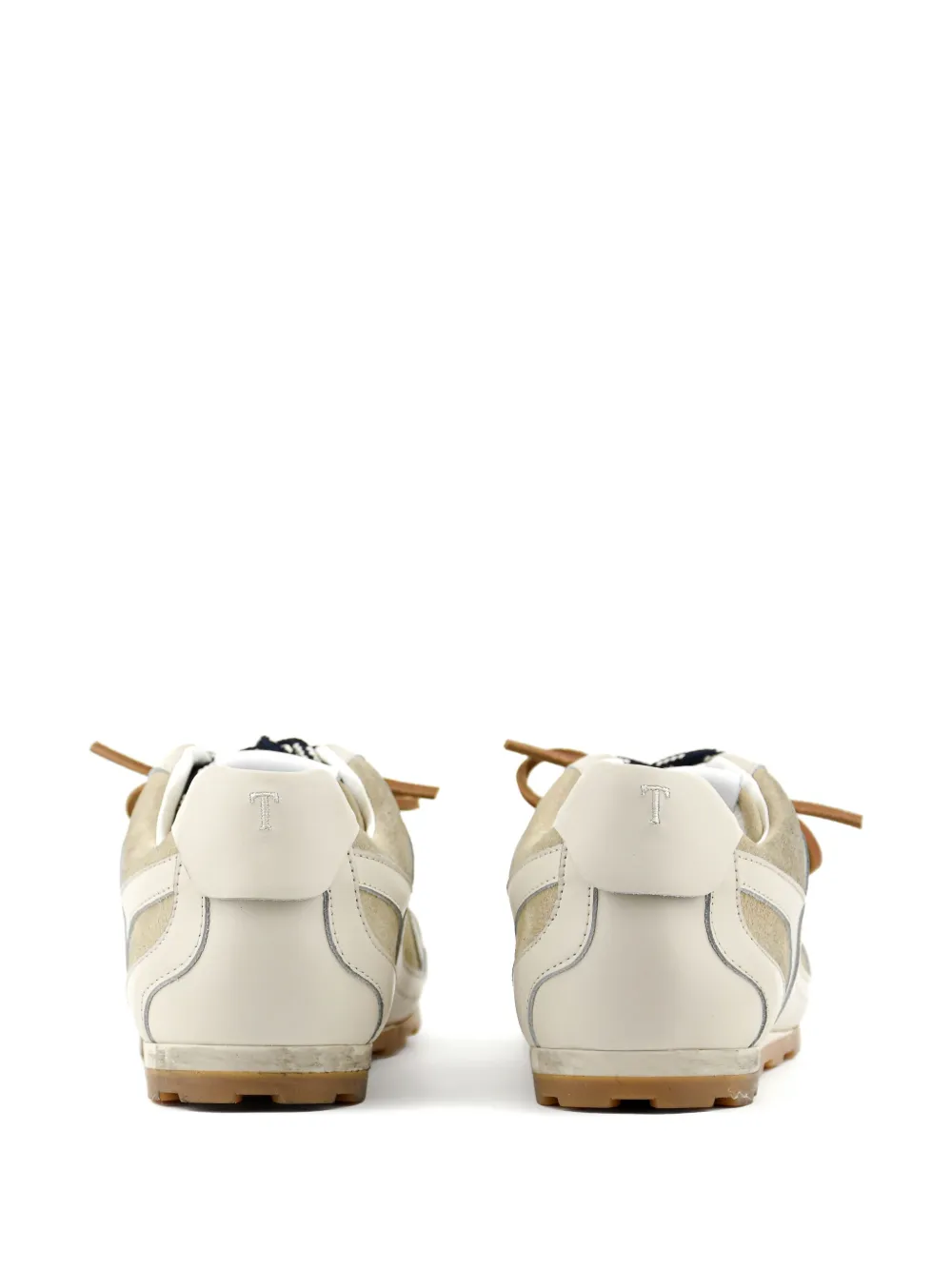 Paul Warmer x Toral leren sneakers Beige