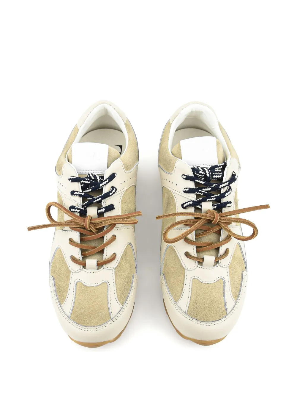 Paul Warmer x Toral leren sneakers Beige