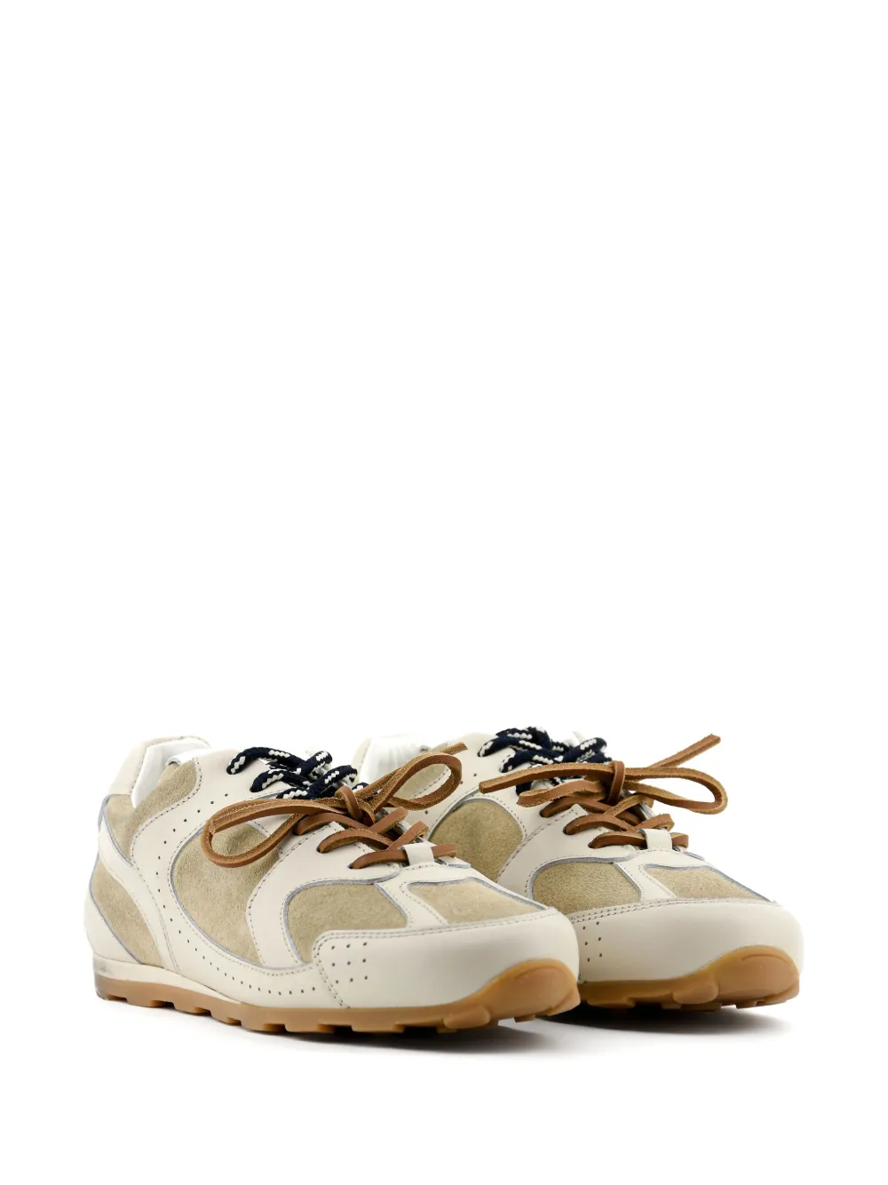 Paul Warmer x Toral leren sneakers Beige