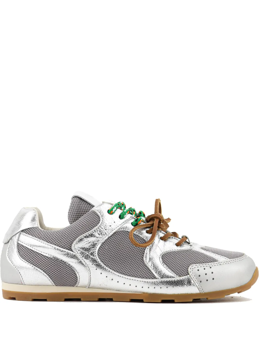 Paul Warmer X Toral Leather Sneakers In Grey