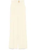 Elisabetta Franchi crepe trousers - Yellow