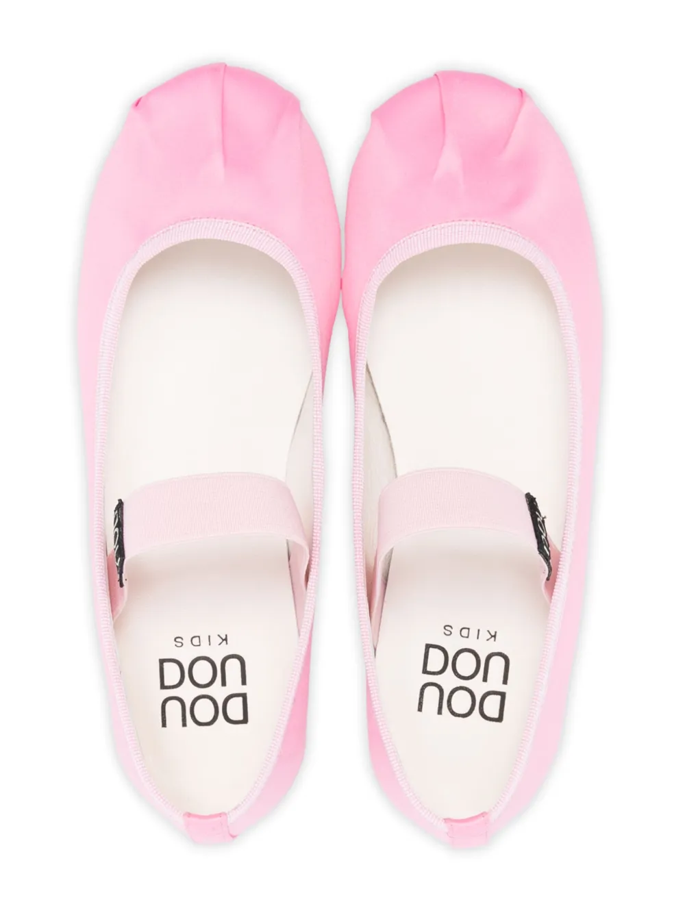 Douuod Kids leather ballet flats Pink