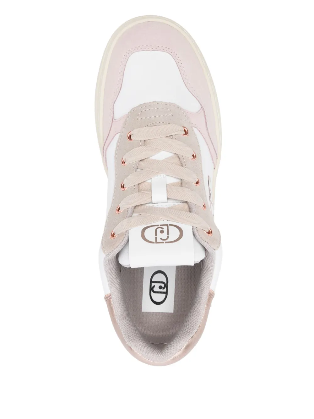 LIU JO suede and leather sneakers White