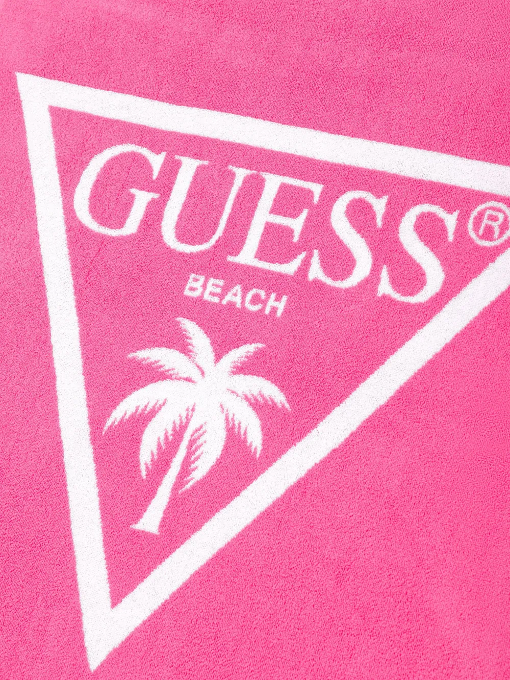 guess kids Handdoek met jacquard Roze