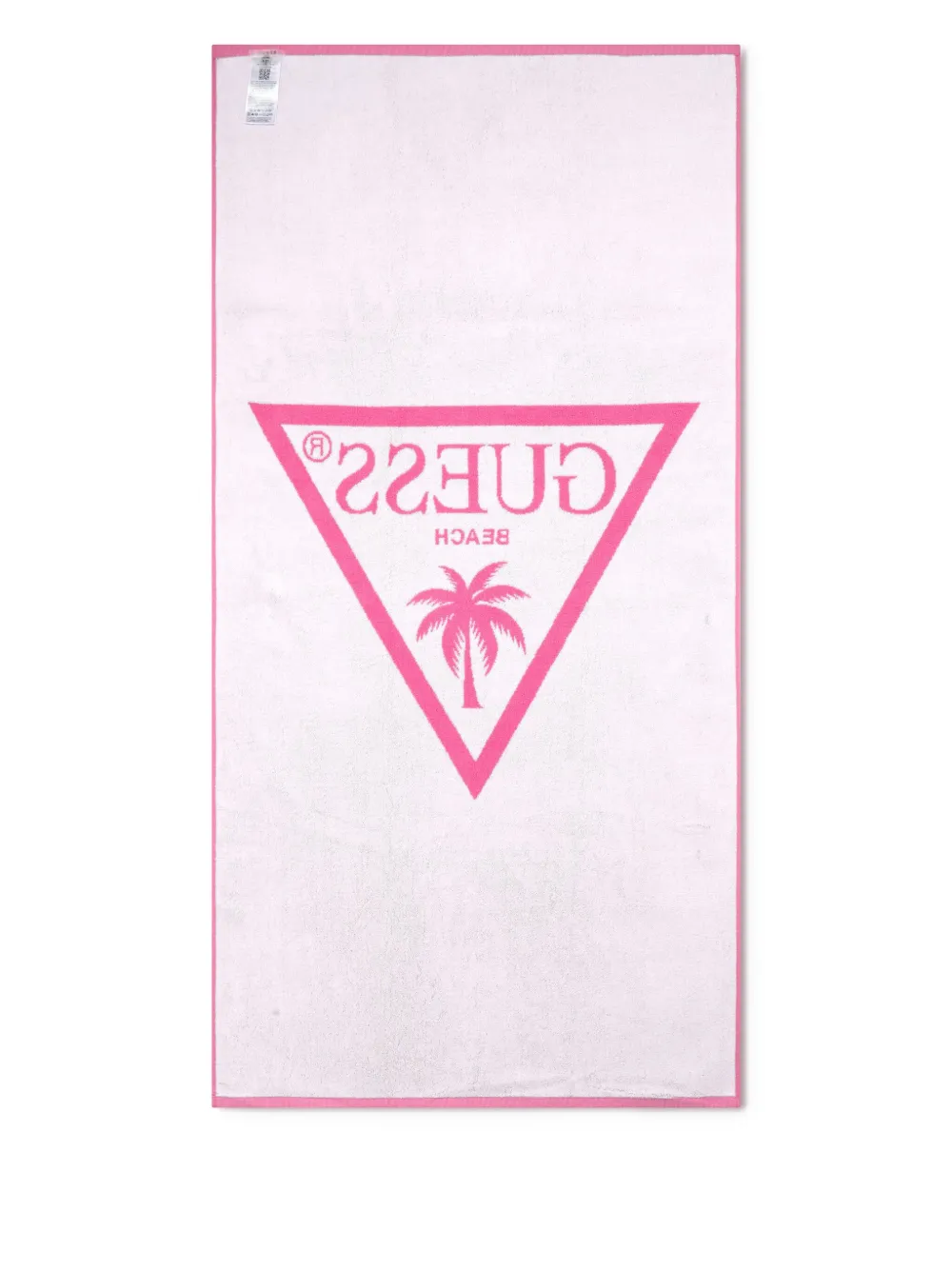 guess kids Handdoek met jacquard Roze