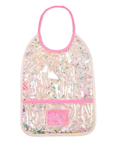Billieblush babero con aplique del logo