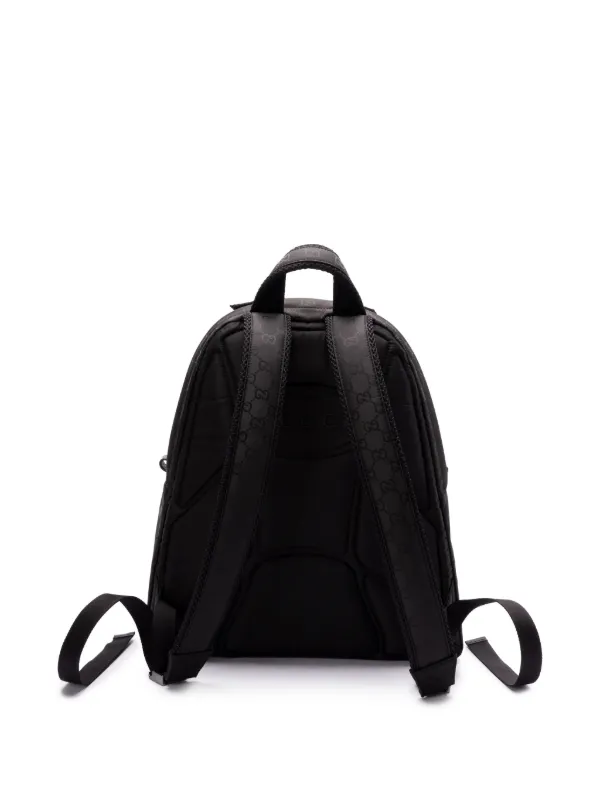 GUCCI ブラック リュック・バックパック 楽天市場】GUCCI グッチ リュックサックブラックGG柄ナイロン ロゴ