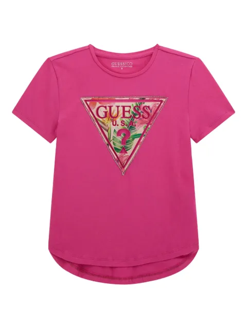 guess kids logo-print T-Shirt