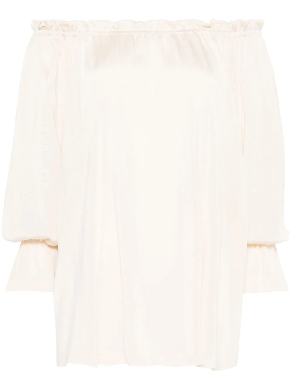 Alberta Ferretti off-shoulder blouse | Neutrals | Image 1