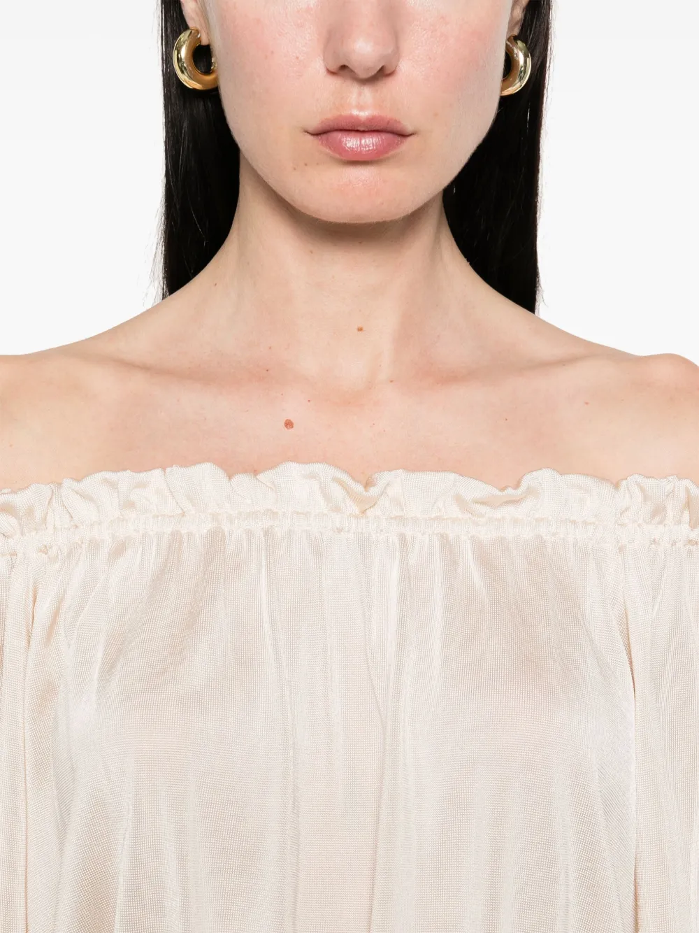 off-shoulder blouse