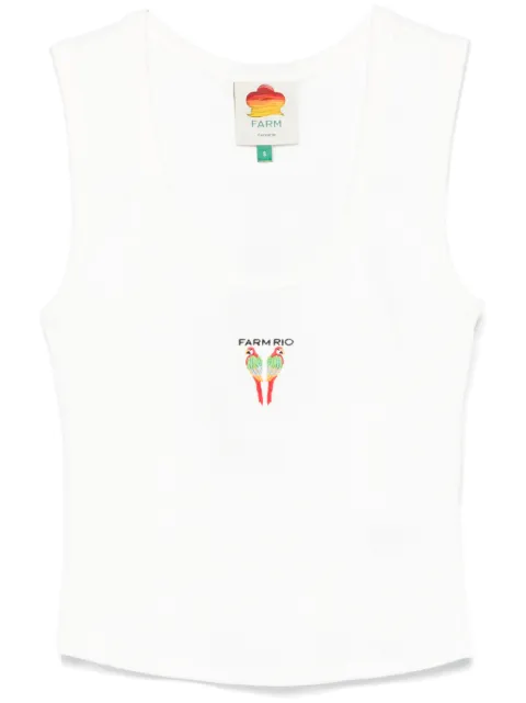 FARM Rio camiseta con logo bordado