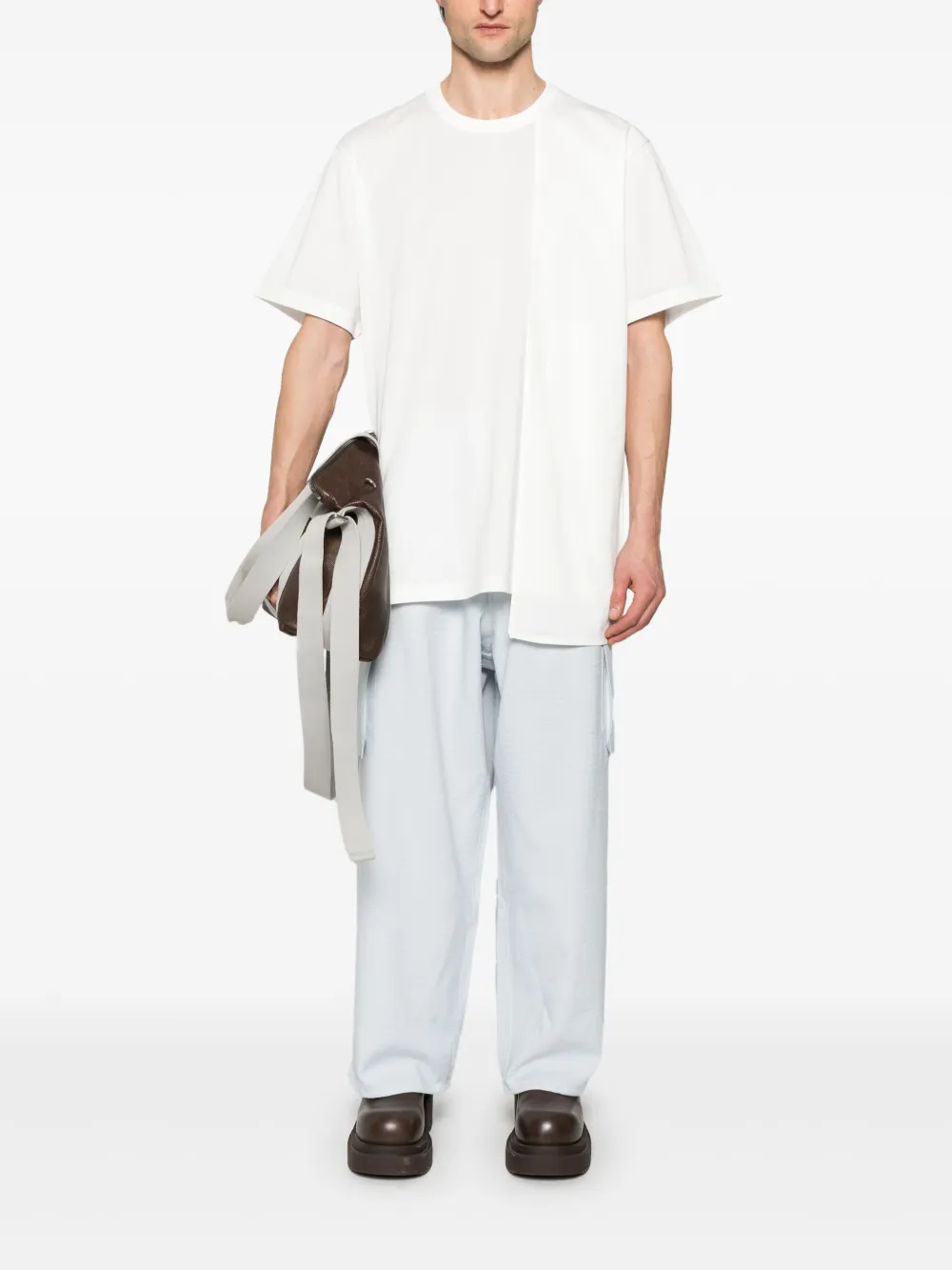 Y-3 pants cargo con diseño ancho | Pantalones palazzo | Image 2