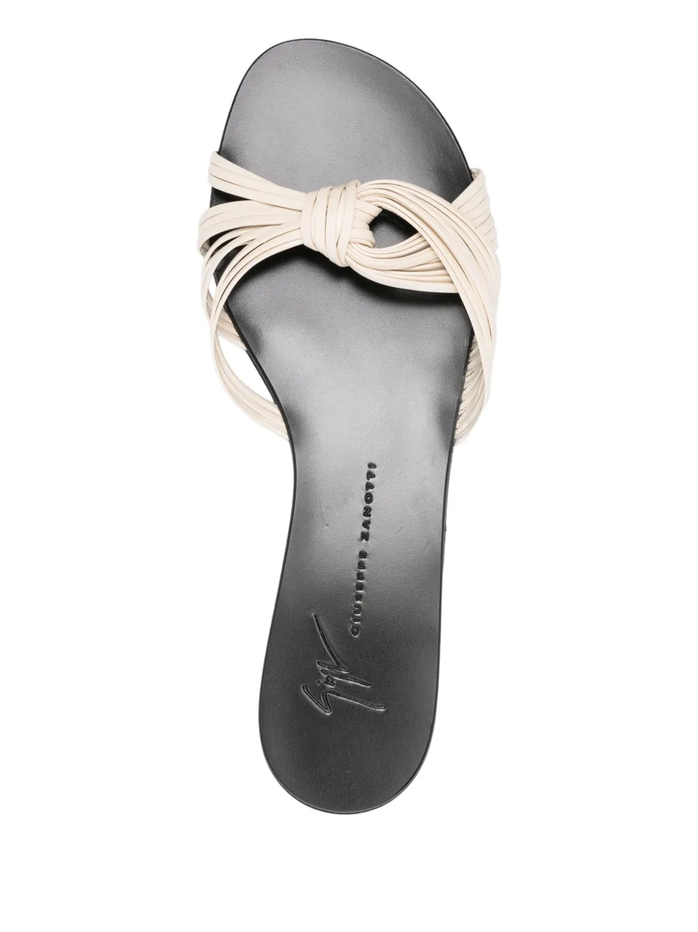 Giuseppe Zanotti knot-detail slides Neutrals