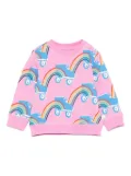 Stella McCartney Kids Rollerskate Rainbow-print sweatpants - Pink