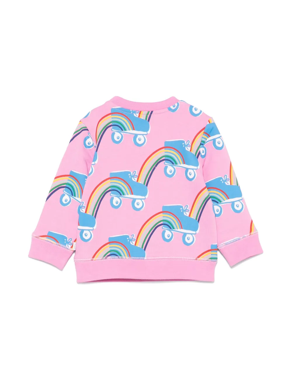 Stella McCartney Kids Joggingbroek met Rollerskate Rainbow-print Roze