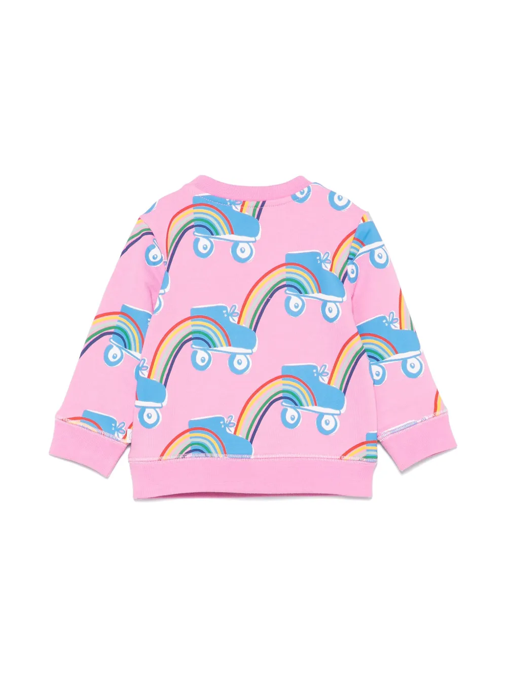 Stella McCartney Kids Joggingbroek met Rollerskate Rainbow-print - Roze