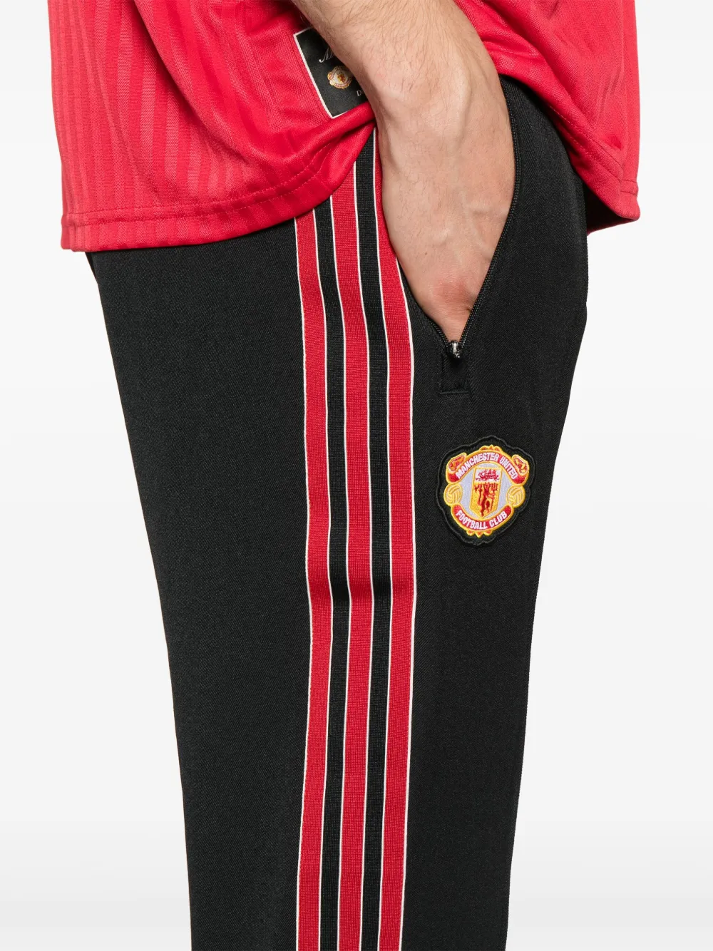 adidas x MUFC Terrace Icons trainingsbroek Zwart