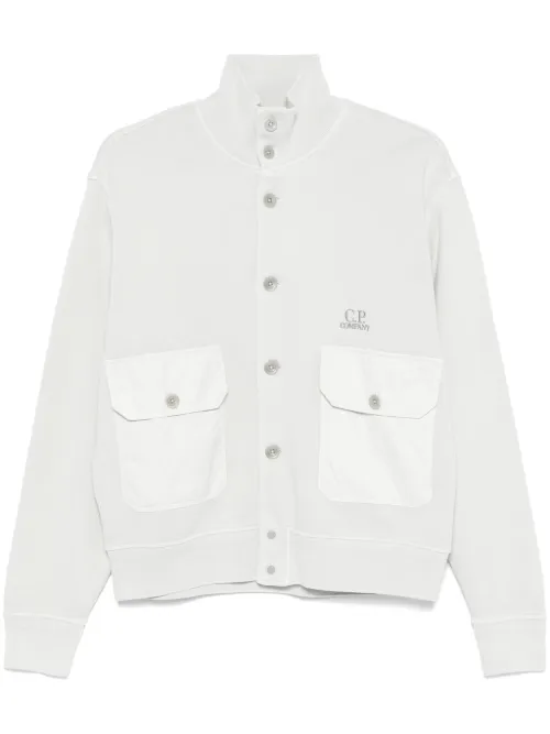 Sweat en polaire diagonal - C.P. Company - Modalova