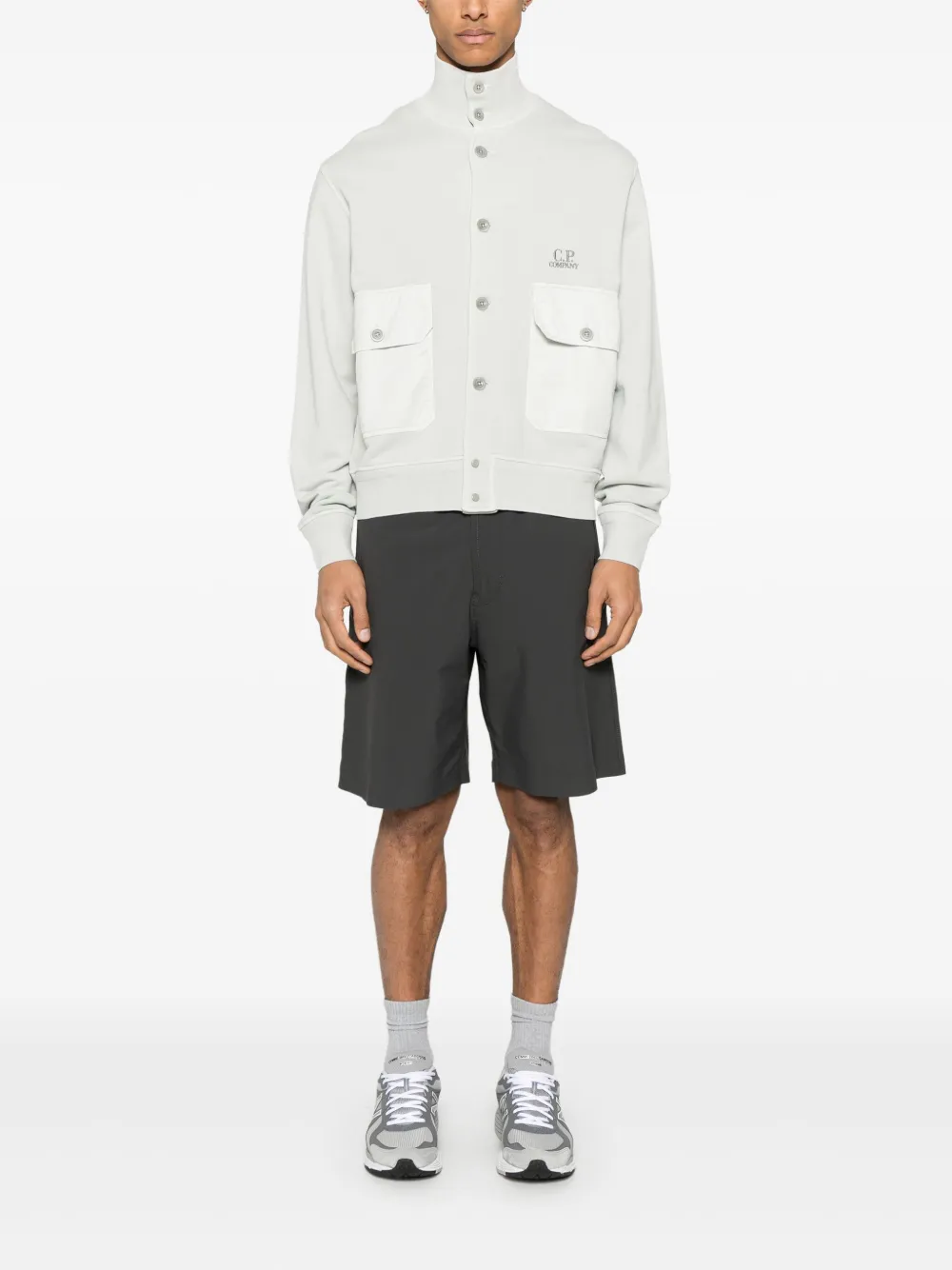 c.p.company C.P. Company Katoenen fleece sweater - Grijs