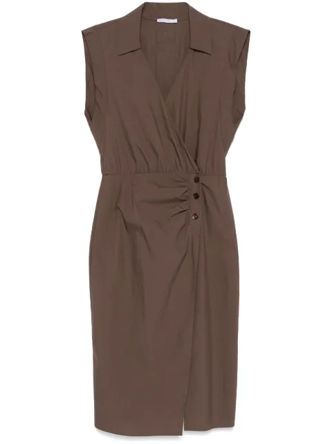 Patrizia Pepe wrap shirt dress