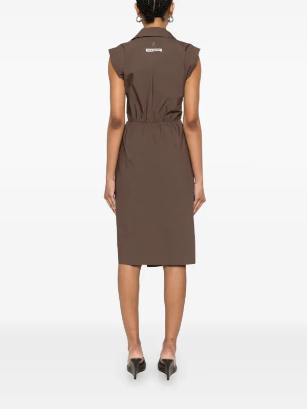 Patrizia Pepe ラップ シャツドレス | ブラウン | FARFETCH JP