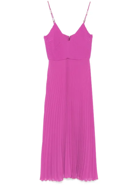 Patrizia Pepe logo-charms midi dress