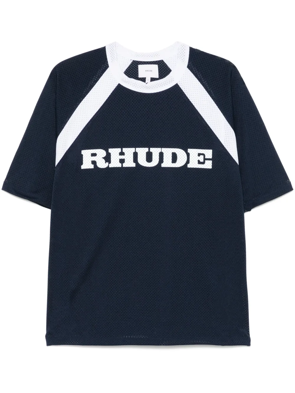 RHUDE playera de malla | azul | Image 1