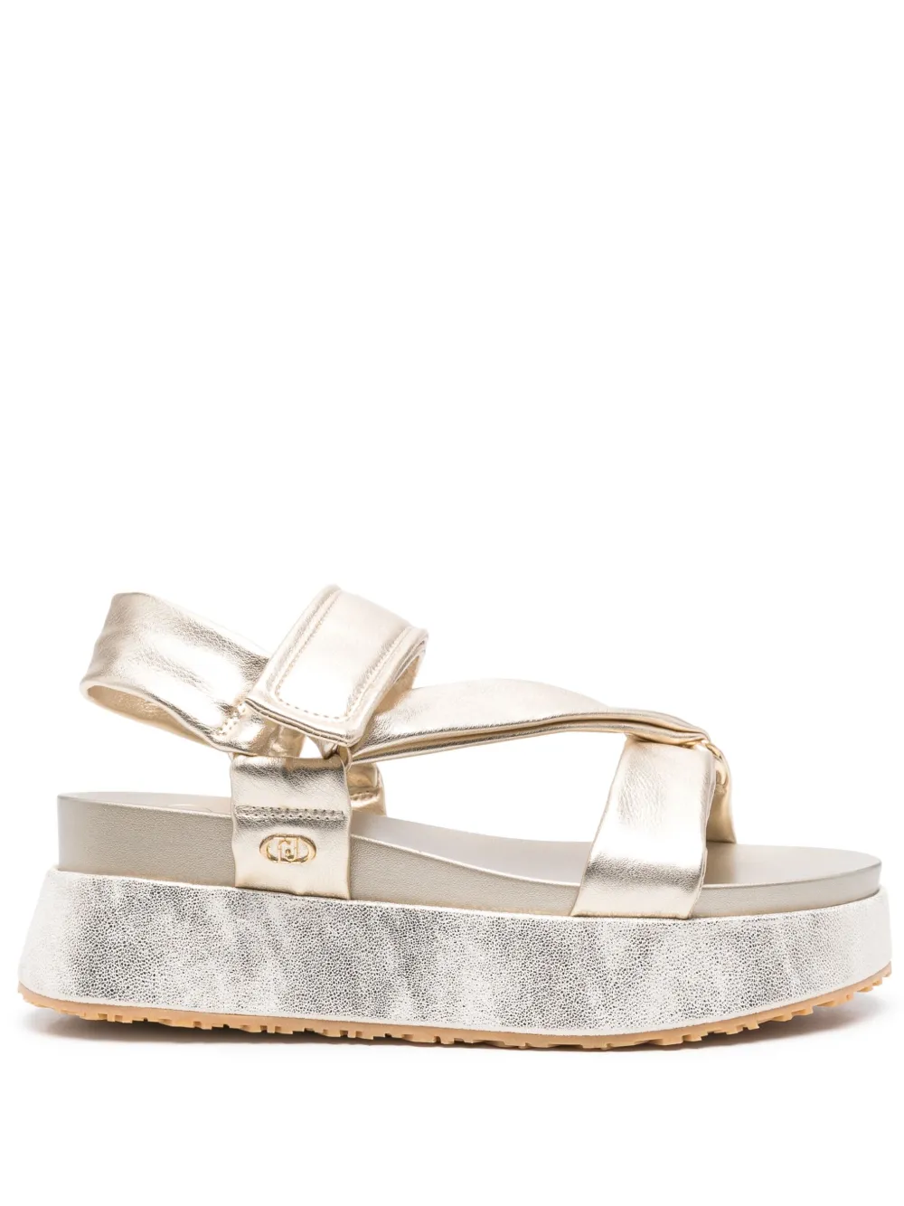 LIU JO 40mm platform sandals Gold