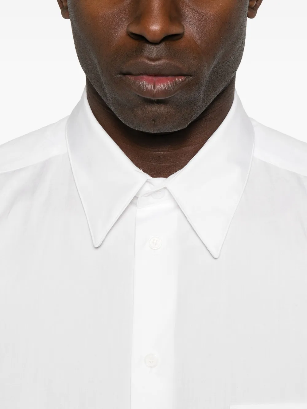 Yohji Yamamoto Katoenen overhemd Wit