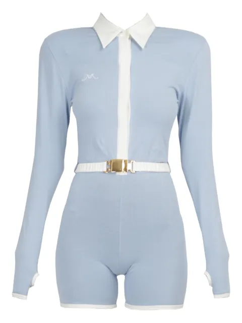 Rowen Rose belted jersey jumpsuit